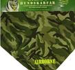 Camo scarf med text